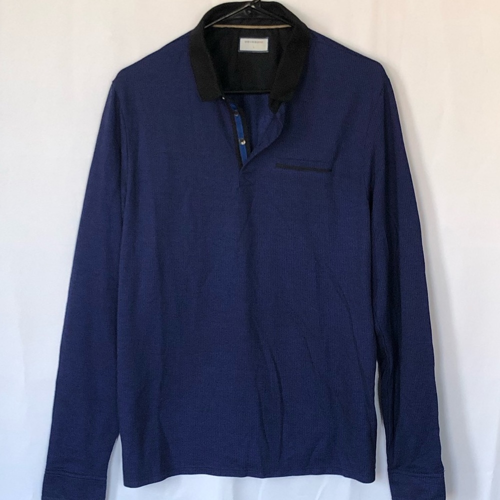 Devred long sleeve polo shirt size large